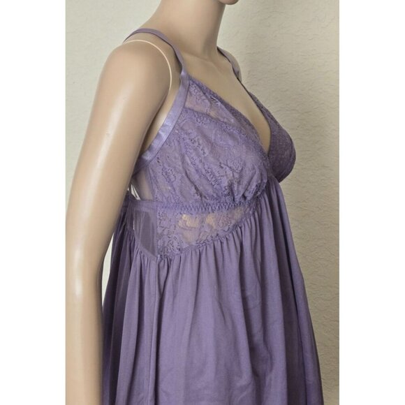 Torrid Nightgown lace top open back Babydoll Lingerie Size 0X - Picture 3 of 7